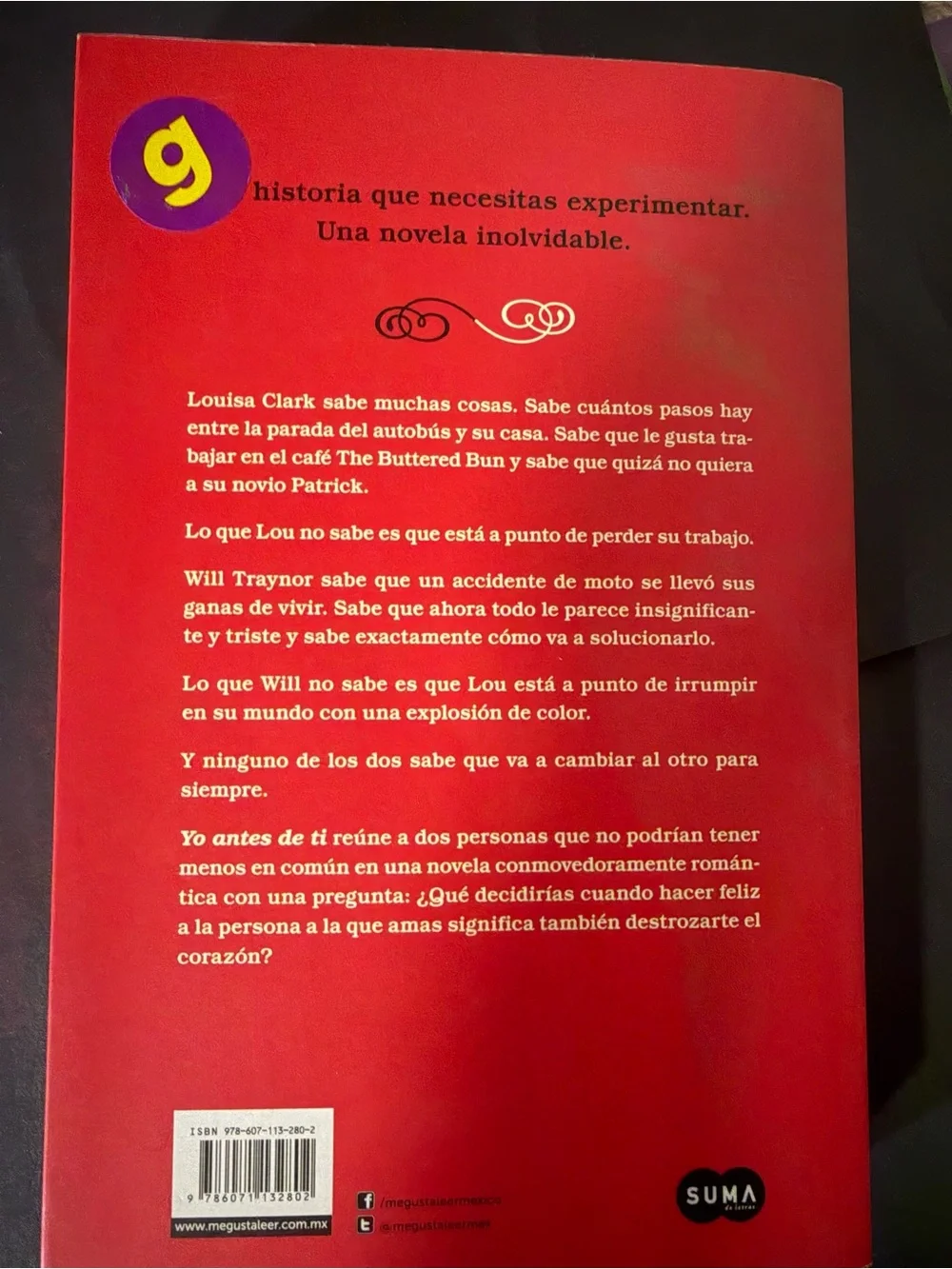 Yo Antes de Ti by Jojo Moyes - Red Paperback